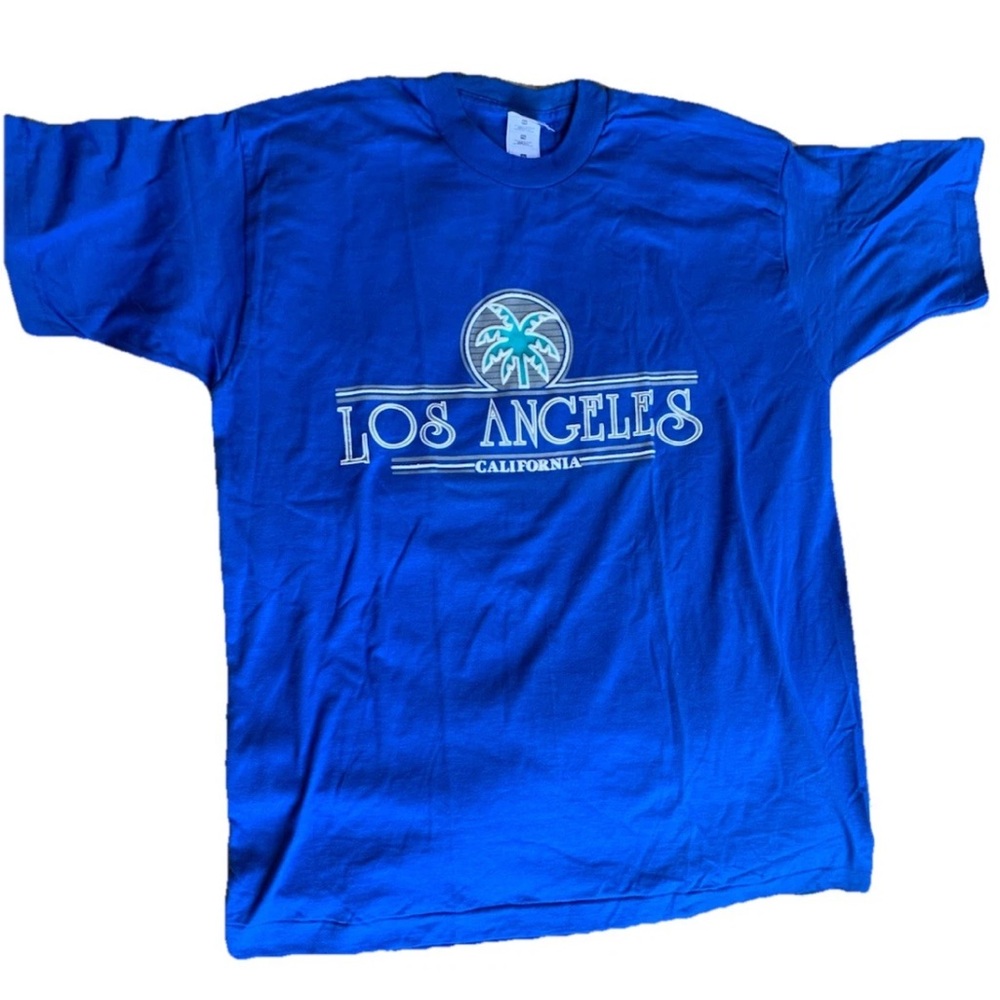 Fruit of the Loom Vintage 90s Single Stitch Los Angeles T-shirt XL